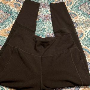 Full length black leggings